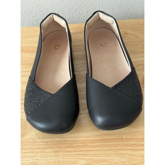 Xero Shoes Women's Phoenix Black Leather Bare Foot Ballet Flats Minimalist 8 - Picture 3 of 10